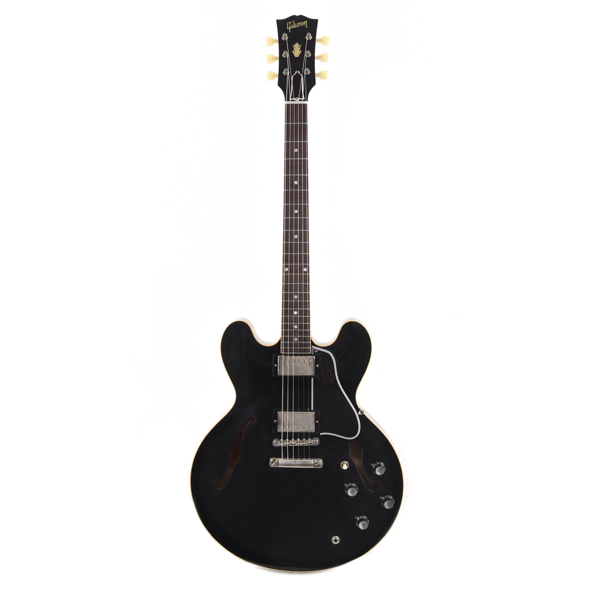 Gibson Custom Shop 1961 ES-335 Reissue "CME Spec" Antique Ebony Murphy Lab Ultra Light Aged Electric Guitars / Semi-Hollow