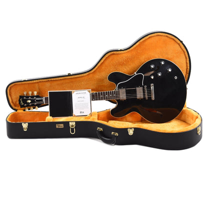 Gibson Custom Shop 1961 ES-335 Reissue "CME Spec" Antique Ebony Murphy Lab Ultra Light Aged Electric Guitars / Semi-Hollow