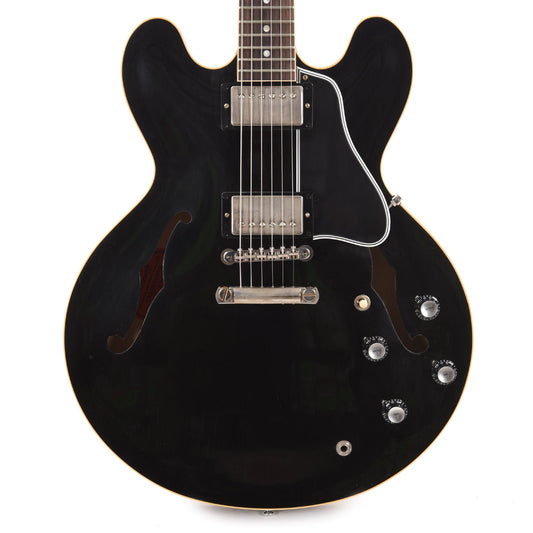 Gibson Custom Shop 1961 ES-335 Reissue "CME Spec" Antique Ebony Murphy Lab Ultra Light Aged Electric Guitars / Semi-Hollow