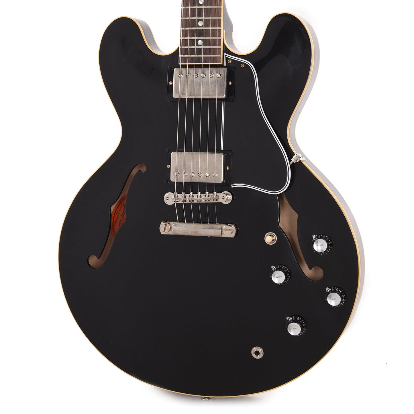 Gibson Custom Shop 1961 ES-335 Reissue "CME Spec" Antique Ebony Murphy Lab Ultra Light Aged Electric Guitars / Semi-Hollow