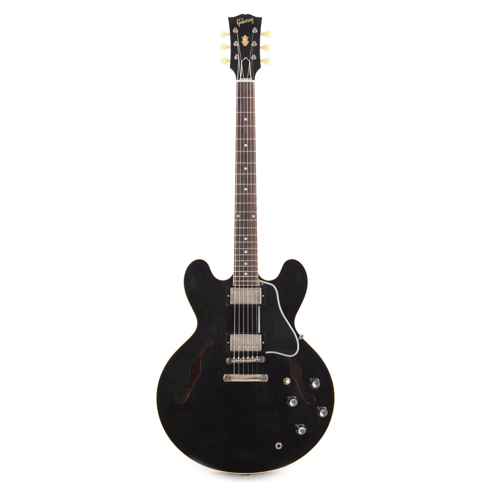 Gibson Custom Shop 1961 ES-335 Reissue "CME Spec" Antique Ebony Murphy Lab Ultra Light Aged Electric Guitars / Semi-Hollow