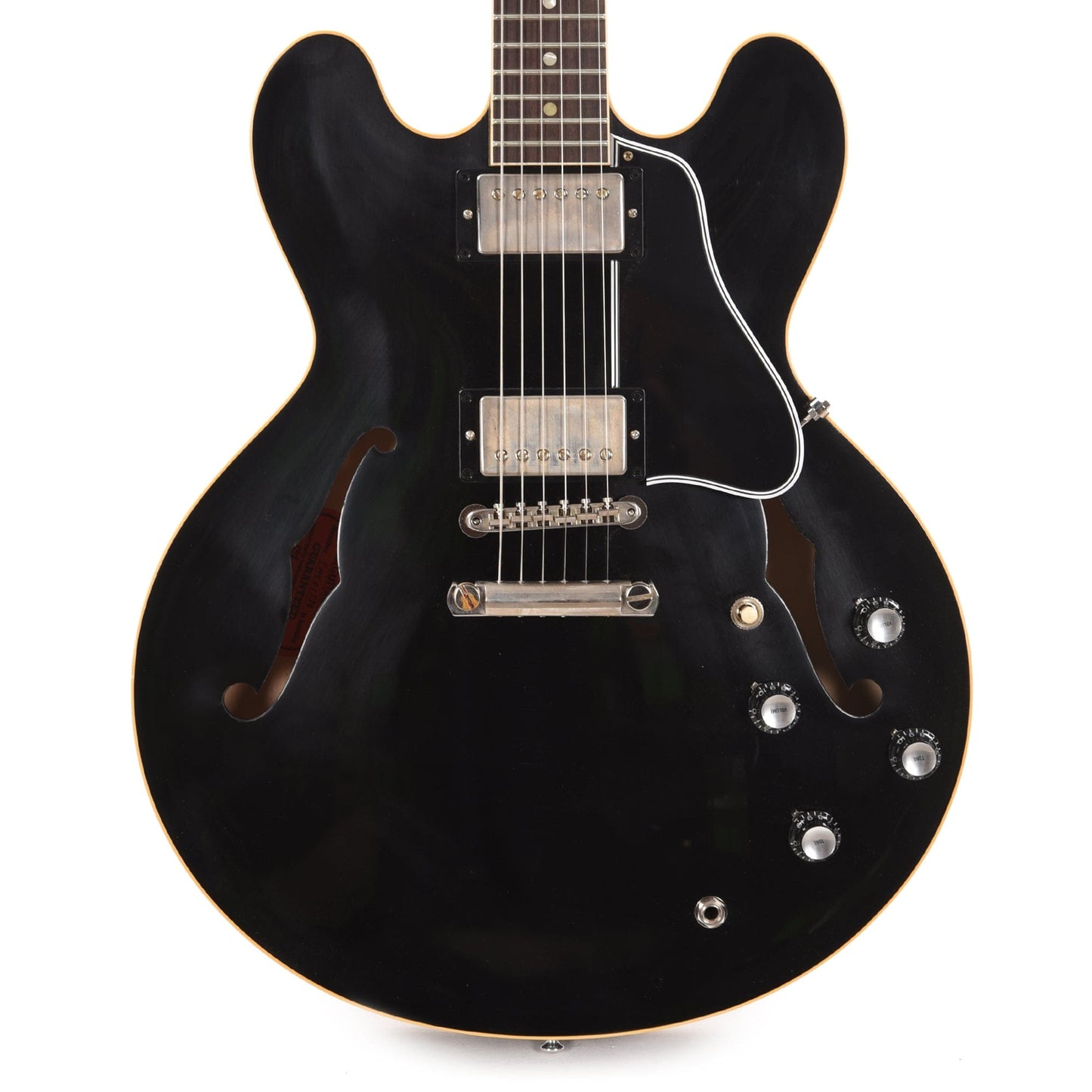 Gibson Custom Shop 1961 ES-335 Reissue "CME Spec" Antique Ebony Murphy Lab Ultra Light Aged Electric Guitars / Semi-Hollow