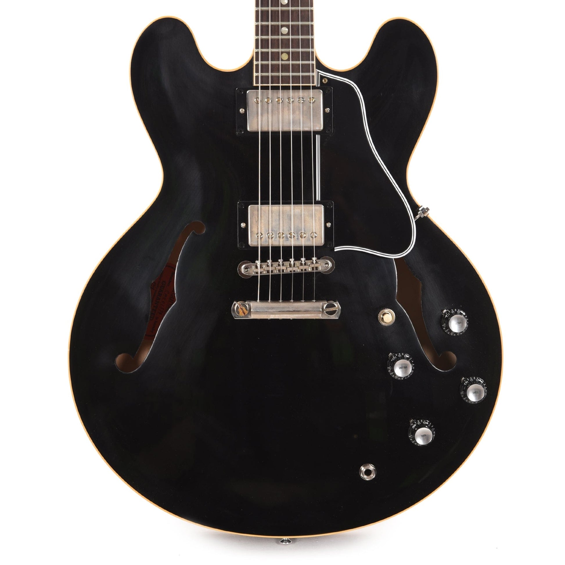 Gibson Custom Shop 1961 ES-335 Reissue "CME Spec" Antique Ebony Murphy Lab Ultra Light Aged Electric Guitars / Semi-Hollow