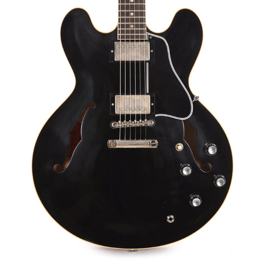 Gibson Custom Shop 1961 ES-335 Reissue "CME Spec" Antique Ebony Murphy Lab Ultra Light Aged Electric Guitars / Semi-Hollow