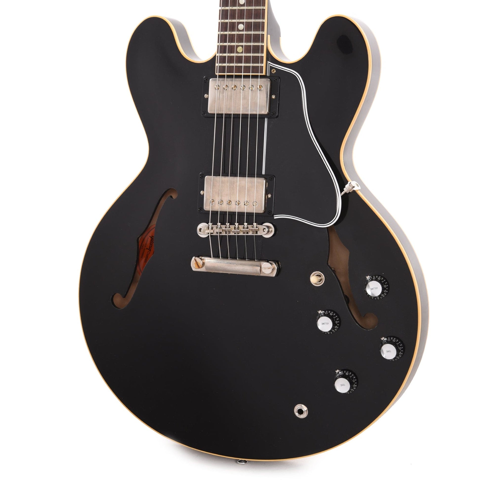 Gibson Custom Shop 1961 ES-335 Reissue "CME Spec" Antique Ebony Murphy Lab Ultra Light Aged Electric Guitars / Semi-Hollow