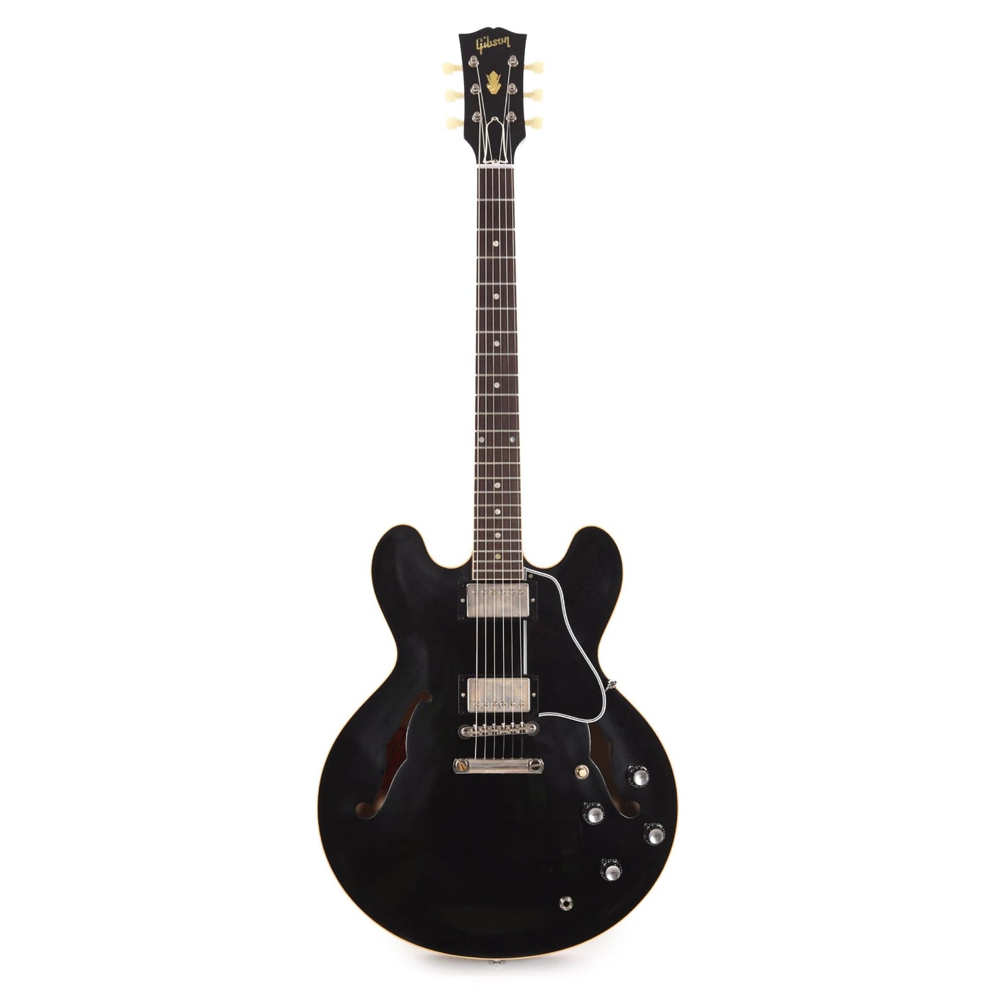 Gibson Custom Shop 1961 ES-335 Reissue "CME Spec" Antique Ebony Murphy Lab Ultra Light Aged Electric Guitars / Semi-Hollow