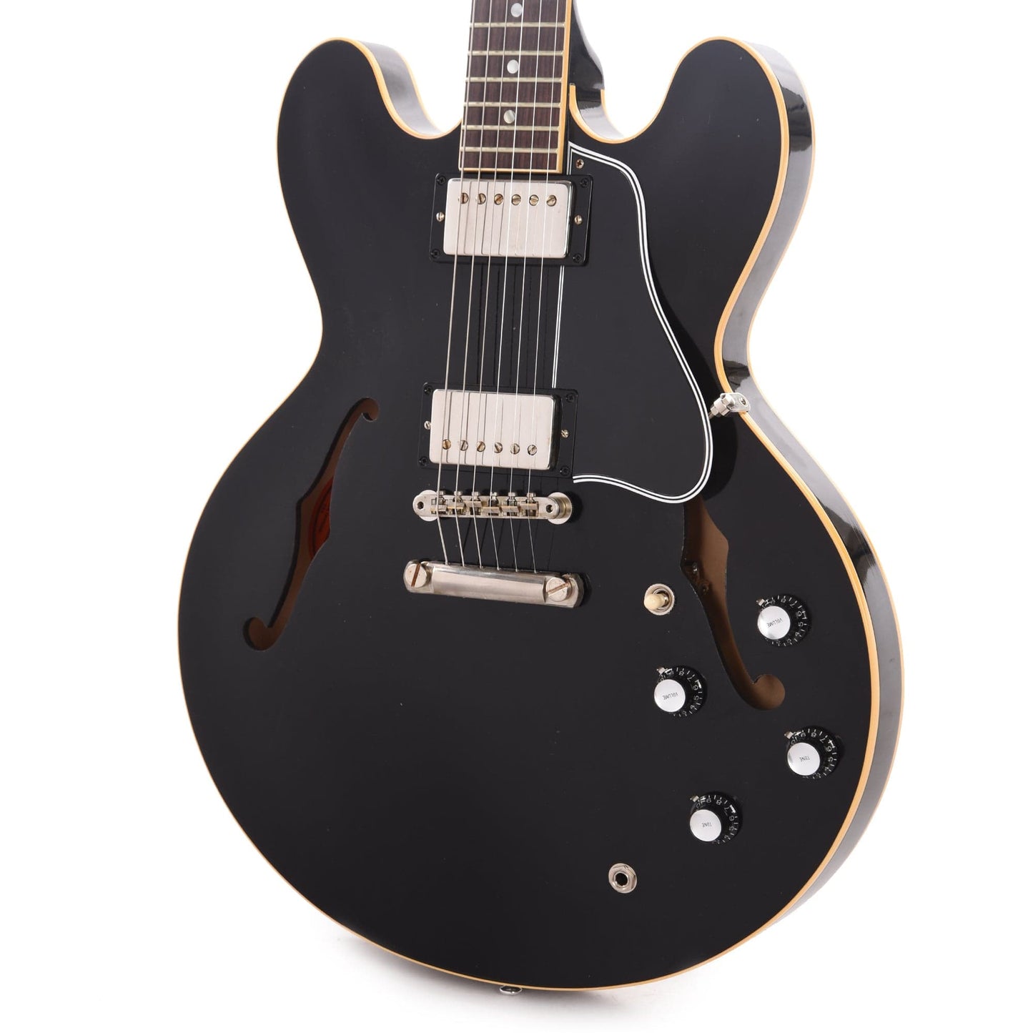 Gibson Custom Shop 1961 ES-335 Reissue "CME Spec" Antique Ebony Murphy Lab Ultra Light Aged Electric Guitars / Semi-Hollow