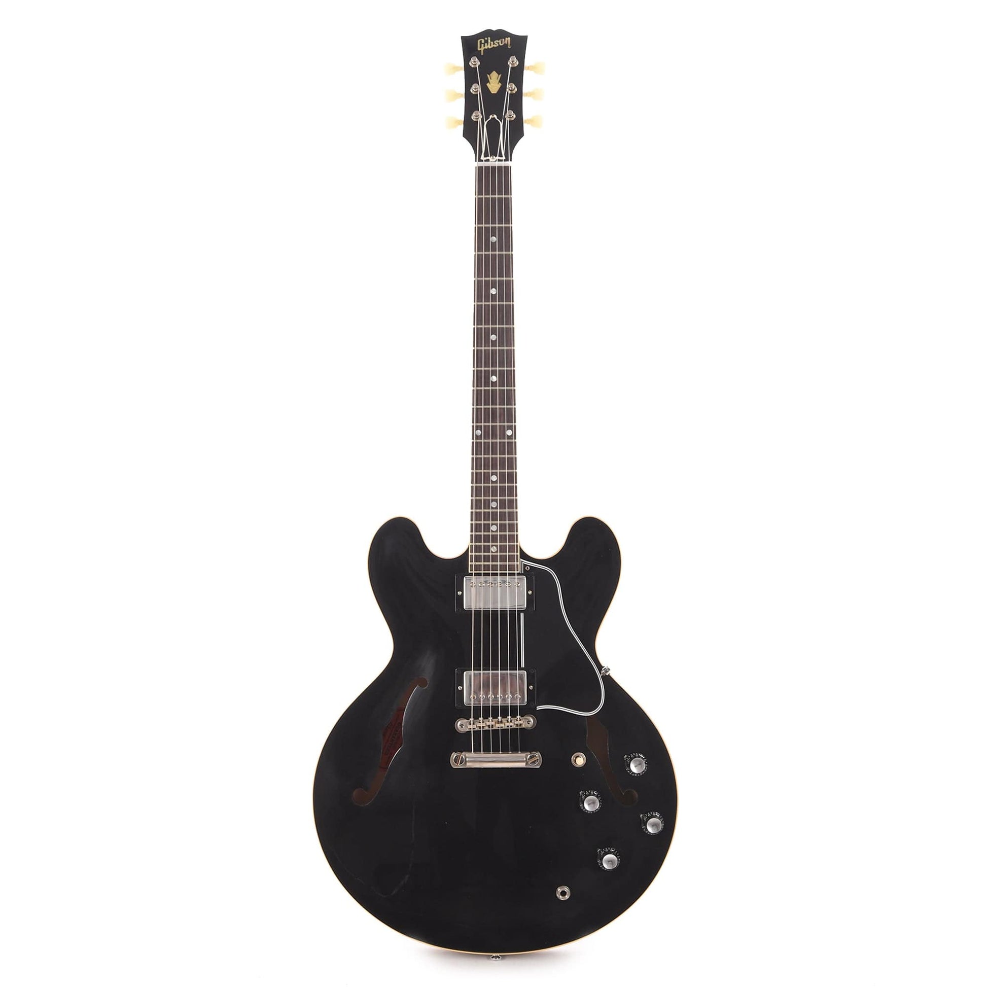 Gibson Custom Shop 1961 ES-335 Reissue "CME Spec" Antique Ebony Murphy Lab Ultra Light Aged Electric Guitars / Semi-Hollow