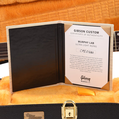 Gibson Custom Shop 1961 ES-335 Reissue "CME Spec" Antique Ebony Murphy Lab Ultra Light Aged Electric Guitars / Semi-Hollow