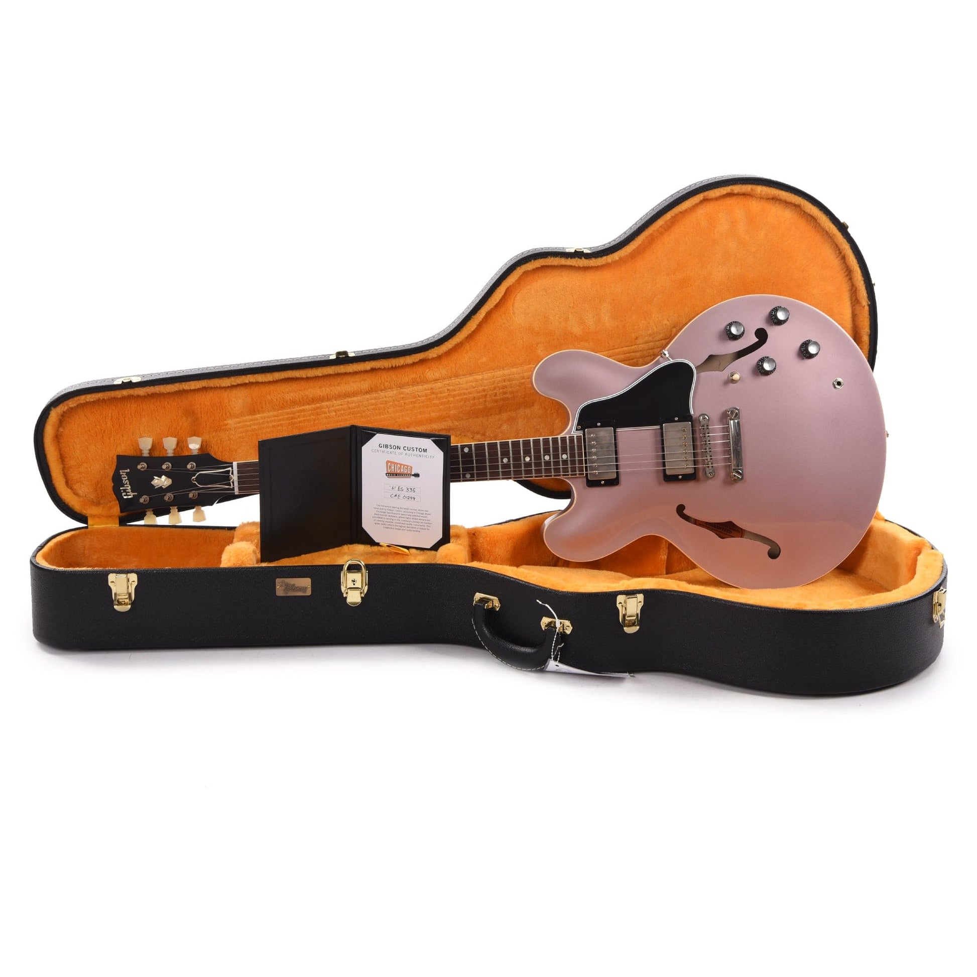 Gibson Custom Shop 1961 ES-335 Reissue "CME Spec" Antique Heather Poly VOS Electric Guitars / Semi-Hollow