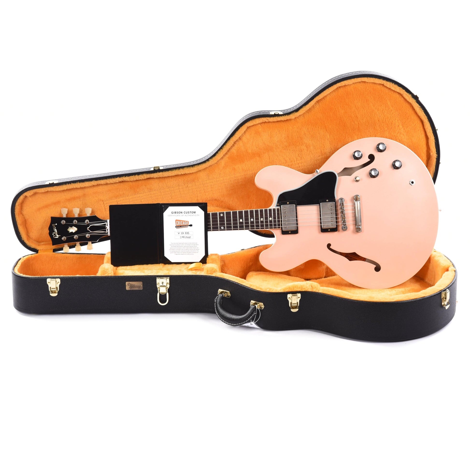Gibson Custom Shop 1961 ES-335 Reissue "CME Spec" Antique Shell Pink VOS Electric Guitars / Semi-Hollow