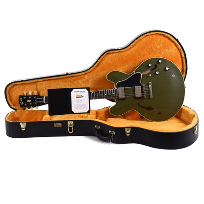 Gibson Custom Shop 1961 ES-335 Reissue "CME Spec" Heavy Antique Olive Drab VOS Electric Guitars / Semi-Hollow