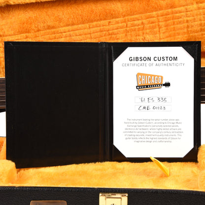 Gibson Custom Shop 1961 ES-335 Reissue "CME Spec" Heavy Antique Oxblood Electric Guitars / Semi-Hollow