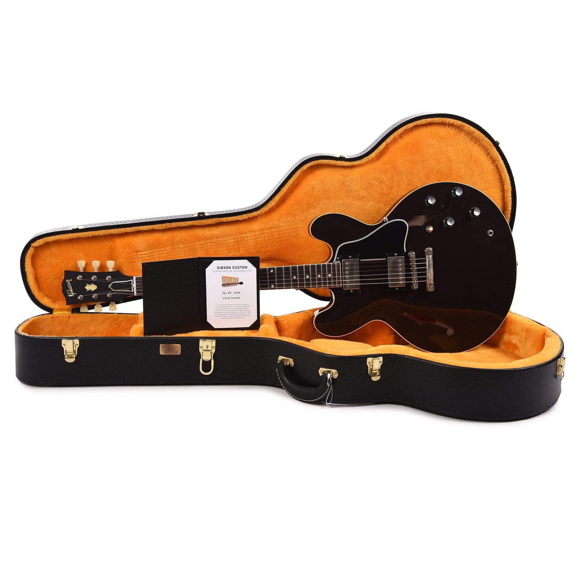 Gibson Custom Shop 1961 ES-335 Reissue "CME Spec" Heavy Antique Oxblood VOS Electric Guitars / Semi-Hollow