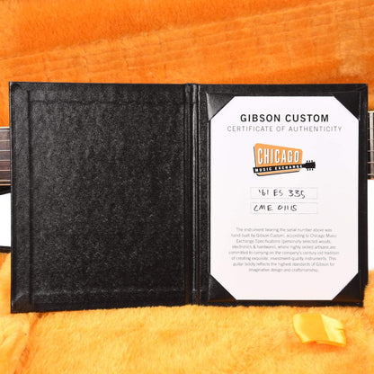 Gibson Custom Shop 1961 ES-335 Reissue "CME Spec" Heavy Antique Oxblood VOS Electric Guitars / Semi-Hollow