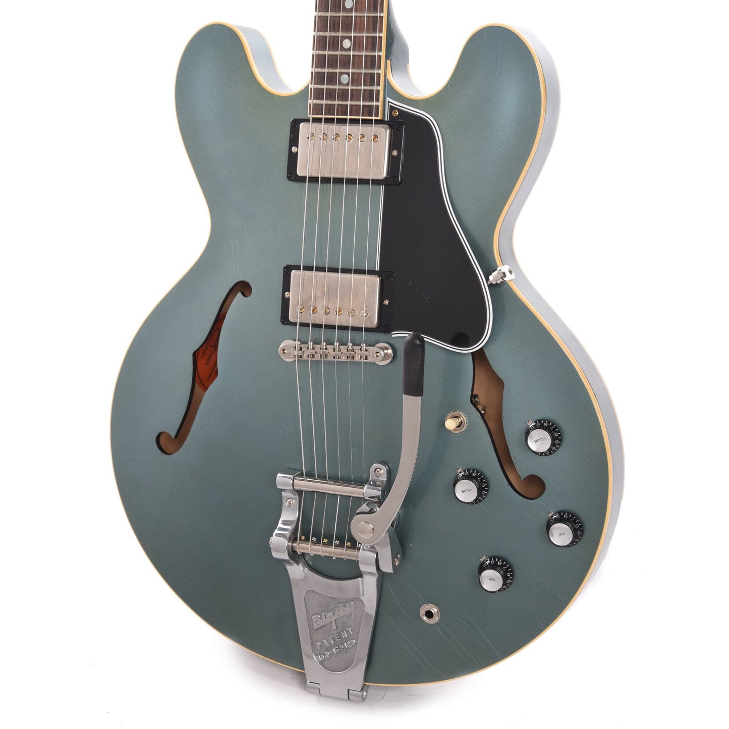 Gibson Custom Shop 1961 ES-335 Reissue "CME Spec" Heavy Antique Pelham Blue Murphy Lab Ultra Light Aged w/Bigsby Electric Guitars / Semi-Hollow