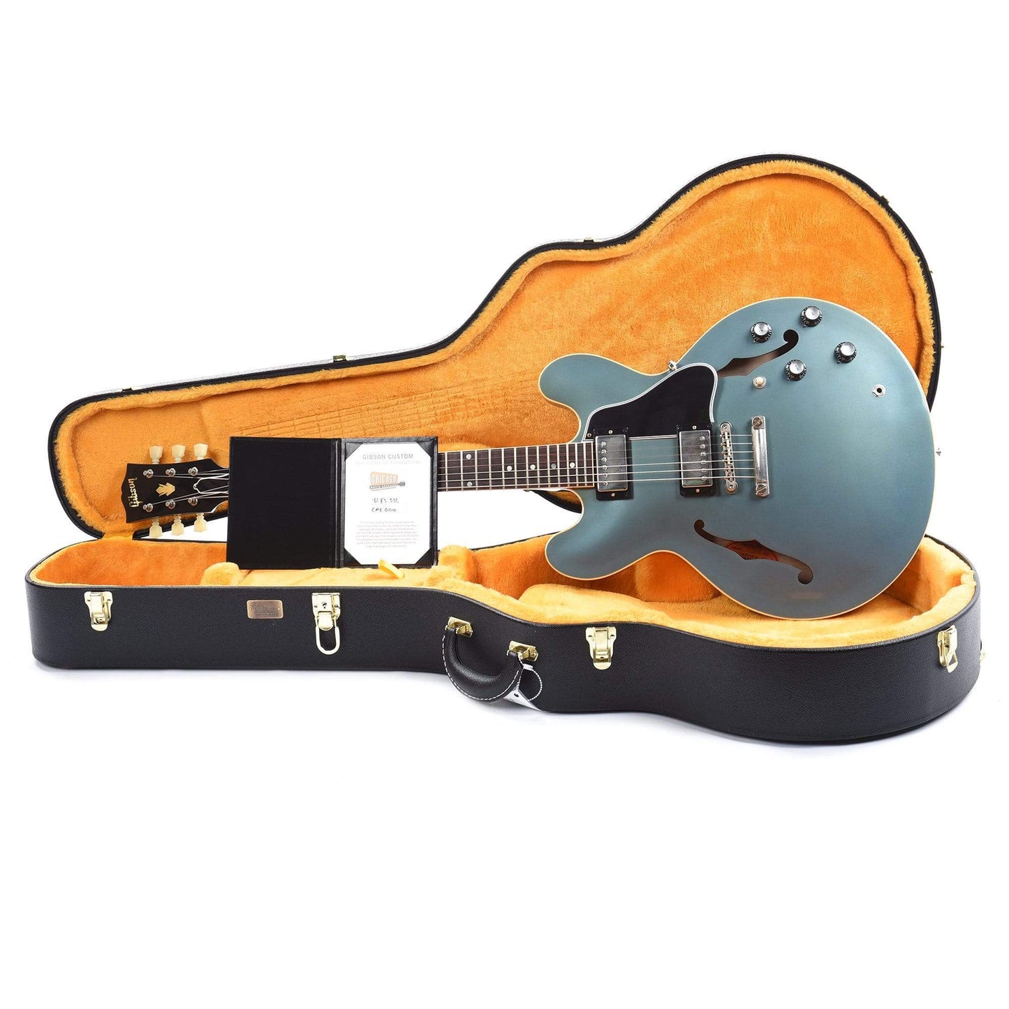 Gibson Custom Shop 1961 ES-335 Reissue "CME Spec" Heavy Antique Pelham Blue VOS Electric Guitars / Semi-Hollow