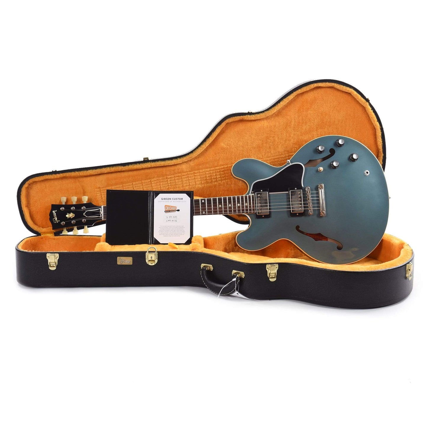 Gibson Custom Shop 1961 ES-335 Reissue "CME Spec" Heavy Antique Pelham Blue VOS Electric Guitars / Semi-Hollow
