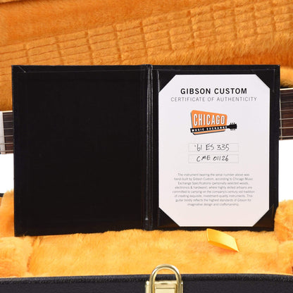 Gibson Custom Shop 1961 ES-335 Reissue "CME Spec" Heavy Antique Pelham Blue VOS Electric Guitars / Semi-Hollow