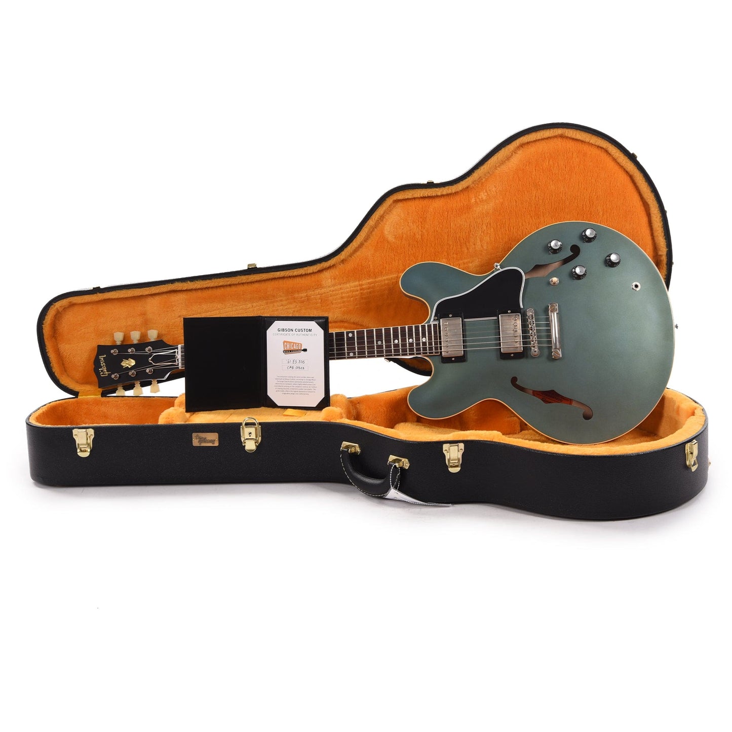 Gibson Custom Shop 1961 ES-335 Reissue "CME Spec" Heavy Antique Pelham Blue VOS Electric Guitars / Semi-Hollow