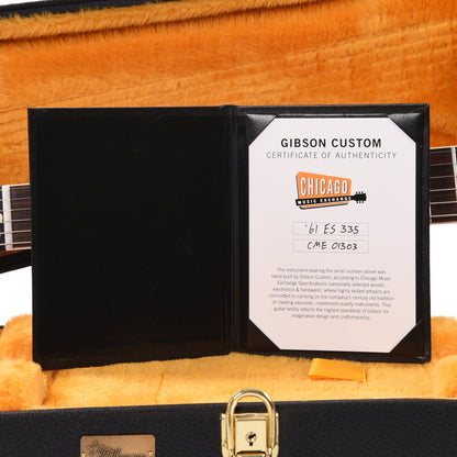 Gibson Custom Shop 1961 ES-335 Reissue "CME Spec" Heavy Antique Pelham Blue VOS Electric Guitars / Semi-Hollow