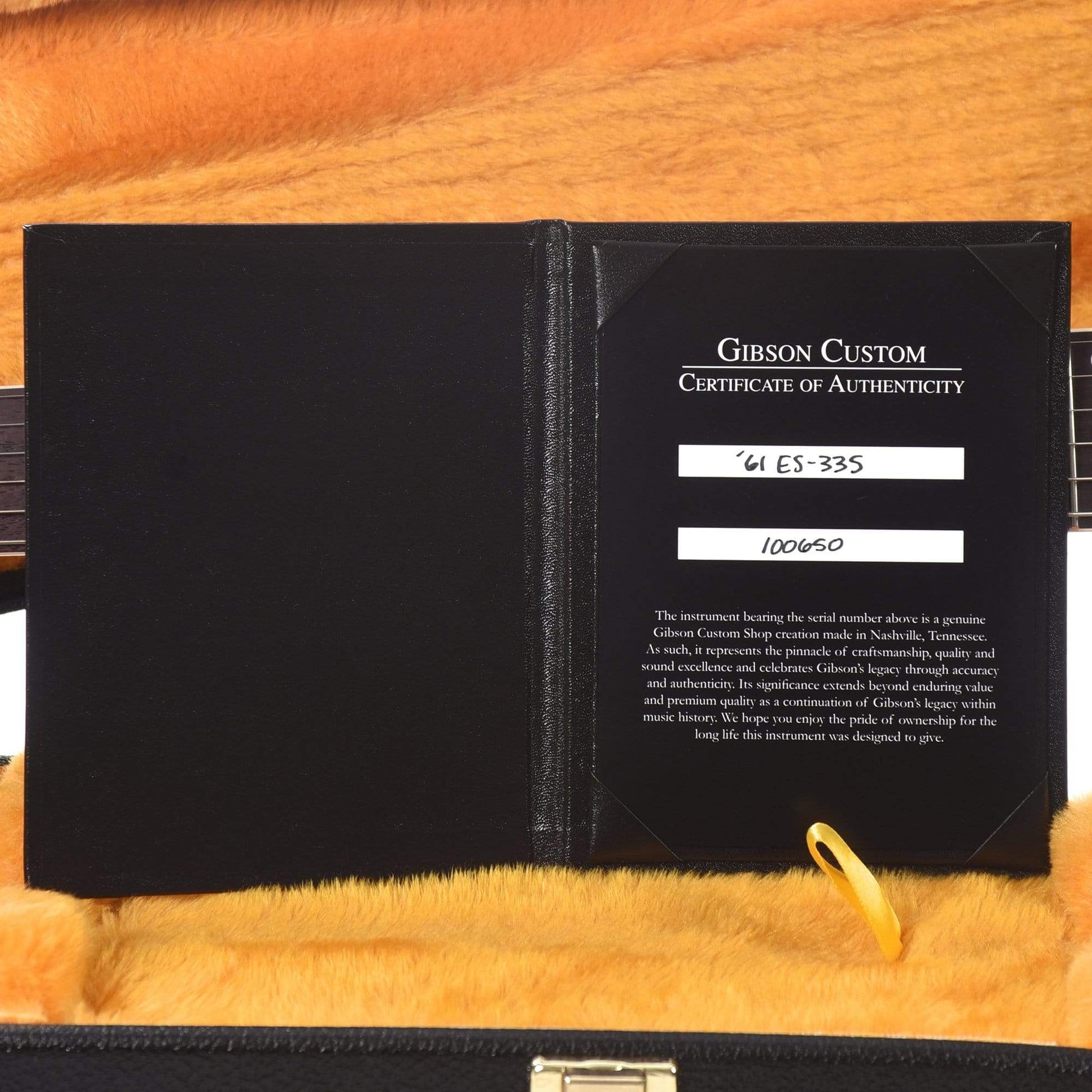 Gibson Custom Shop 1961 ES-335 Reissue Vintage Burst VOS Electric Guitars / Semi-Hollow