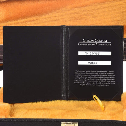 Gibson Custom Shop 1961 ES-335 Reissue Vintage Burst VOS Electric Guitars / Semi-Hollow