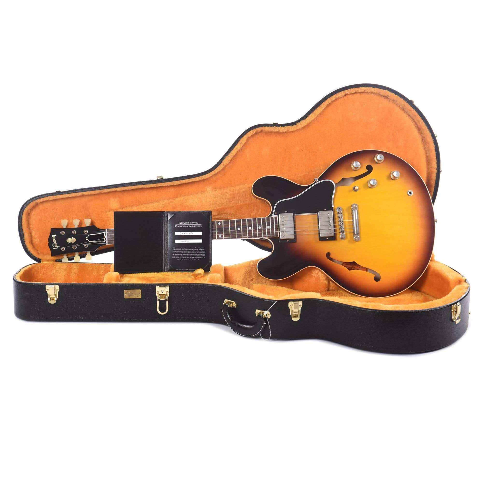 Gibson Custom Shop 1961 ES-335 Reissue Vintage Burst VOS Electric Guitars / Semi-Hollow