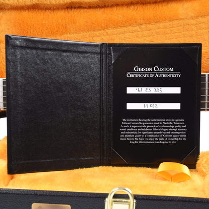 Gibson Custom Shop 1961 ES-335 Reissue Vintage Burst VOS Electric Guitars / Semi-Hollow