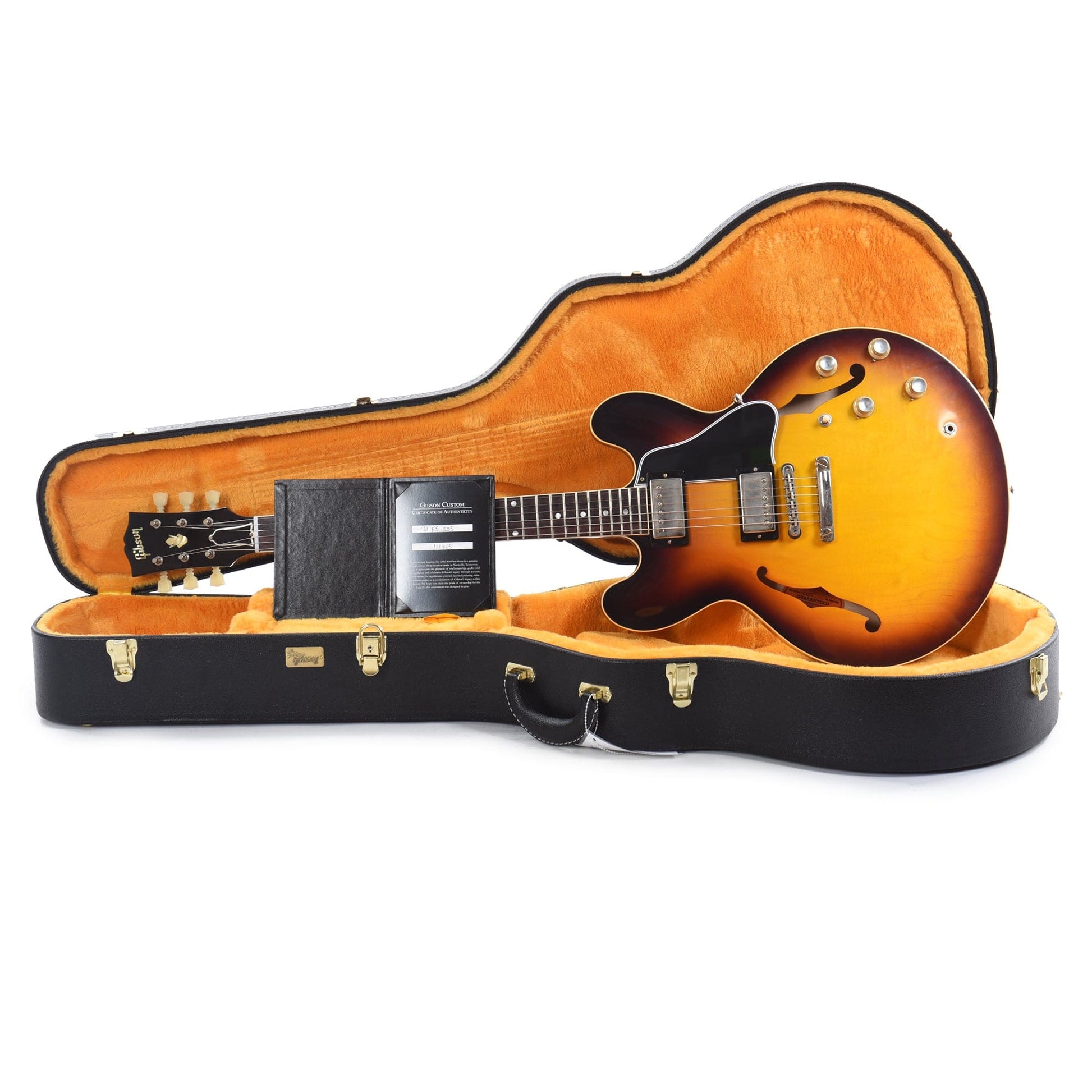 Gibson Custom Shop 1961 ES-335 Reissue Vintage Burst VOS Electric Guitars / Semi-Hollow