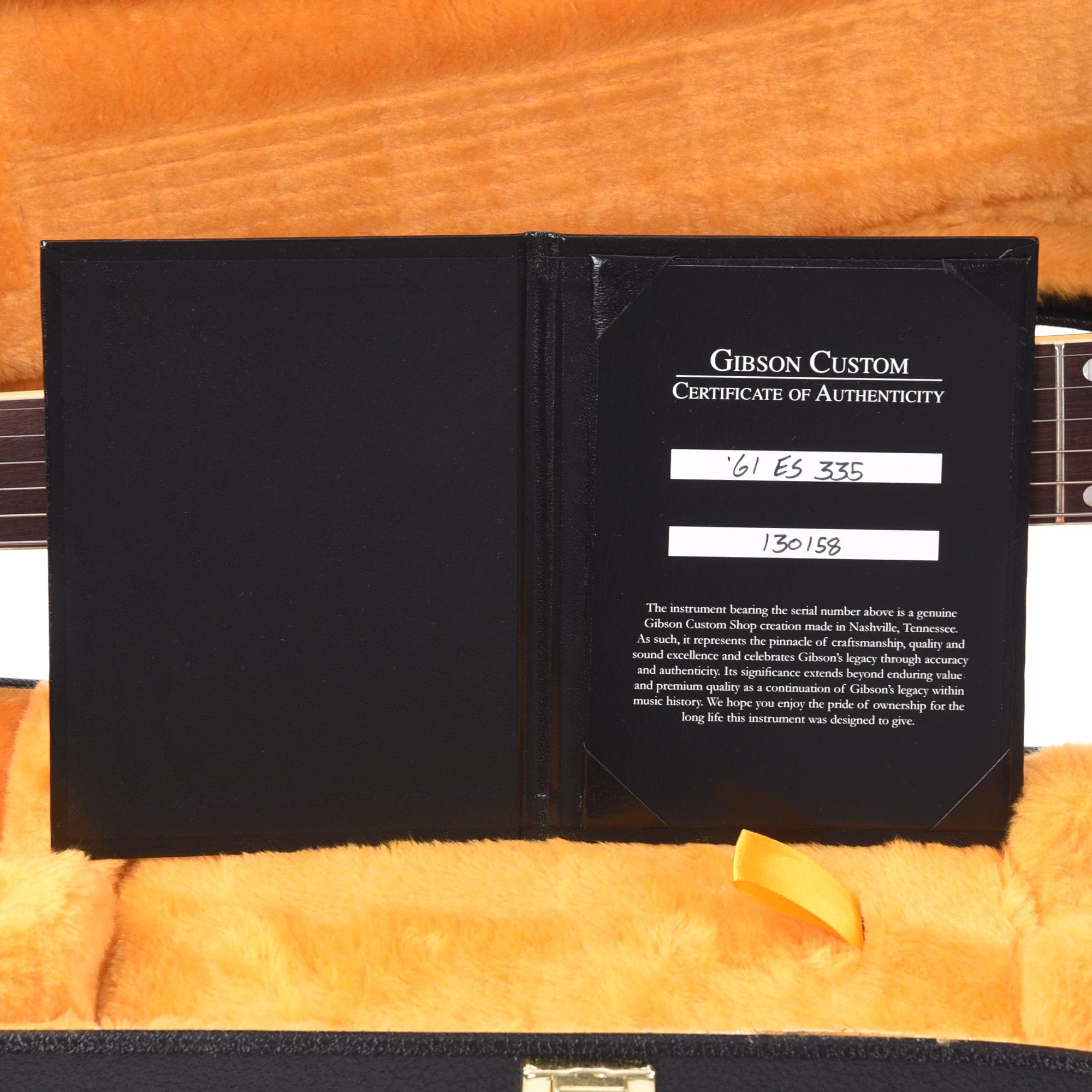 Gibson Custom Shop 1961 ES-335 Reissue Vintage Burst VOS Electric Guitars / Semi-Hollow