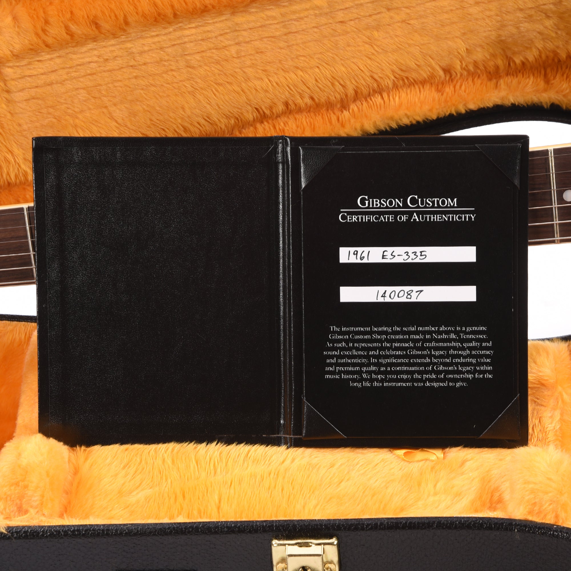 Gibson Custom Shop 1961 ES-335 Reissue Vintage Burst VOS Electric Guitars / Semi-Hollow