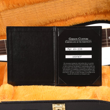 Gibson Custom Shop 1961 ES-335 Reissue Vintage Burst VOS Electric Guitars / Semi-Hollow