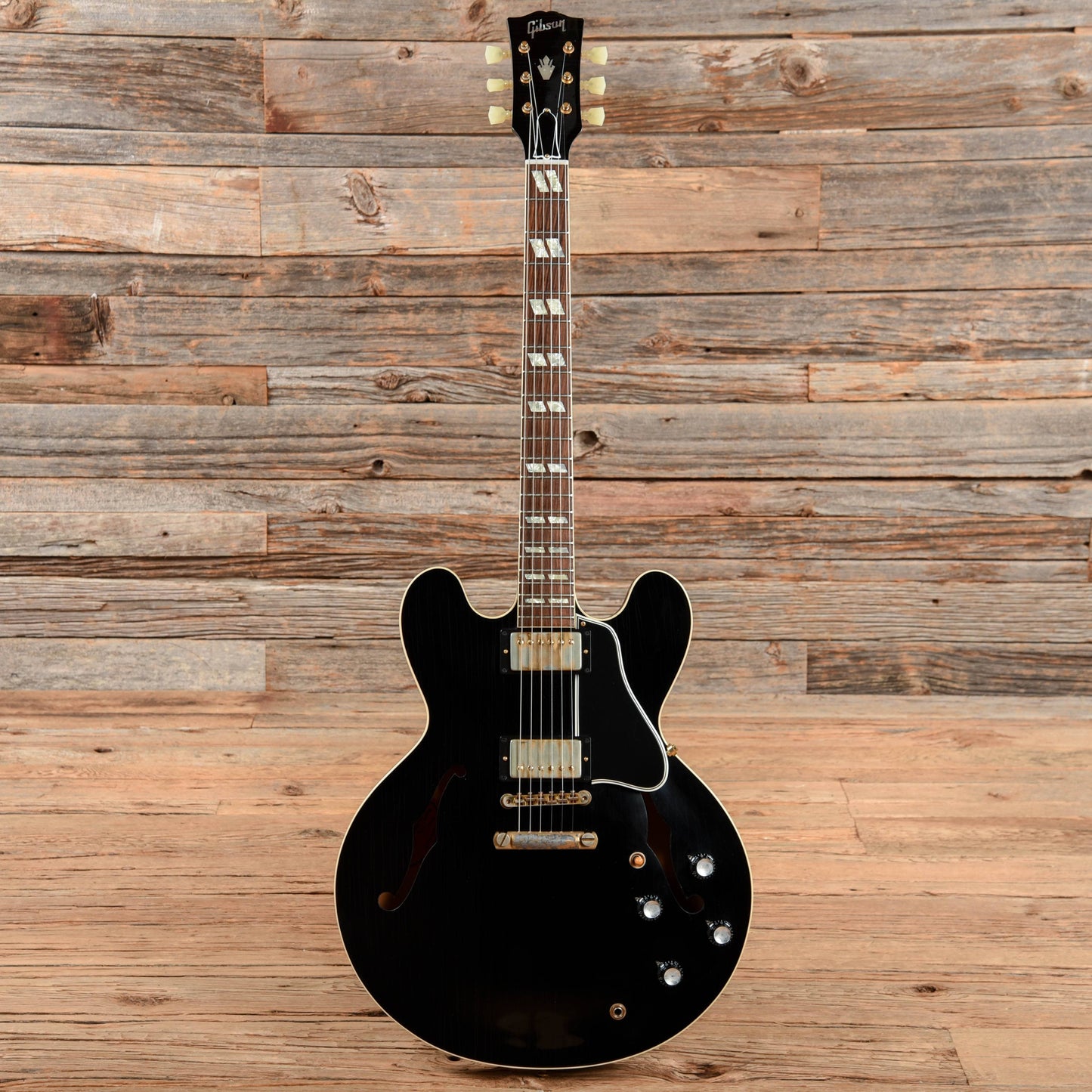Gibson Custom Shop 1963 ES-335 Lightly Aged Ebony 2017 Electric Guitars / Semi-Hollow