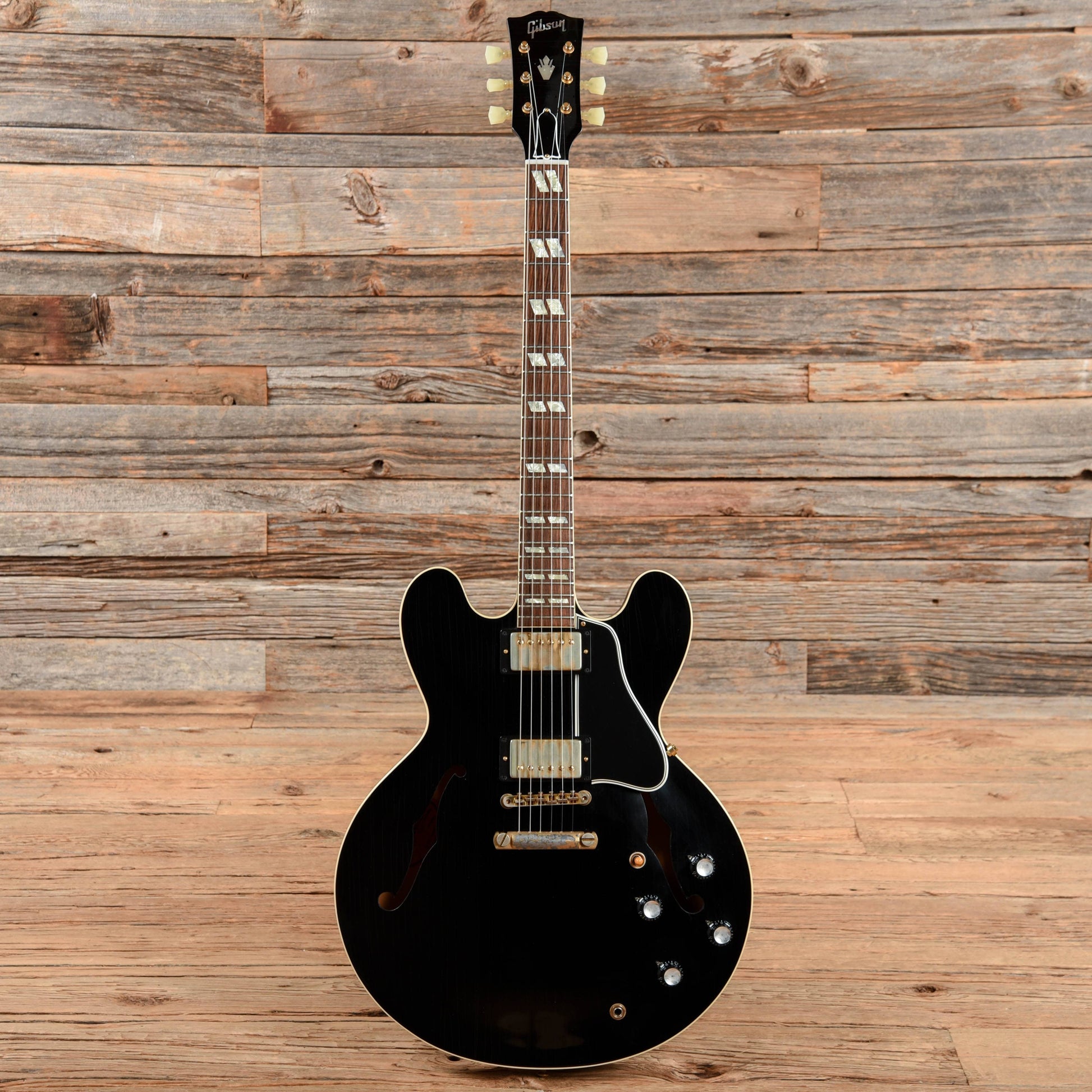 Gibson Custom Shop 1963 ES-335 Lightly Aged Ebony 2017 Electric Guitars / Semi-Hollow