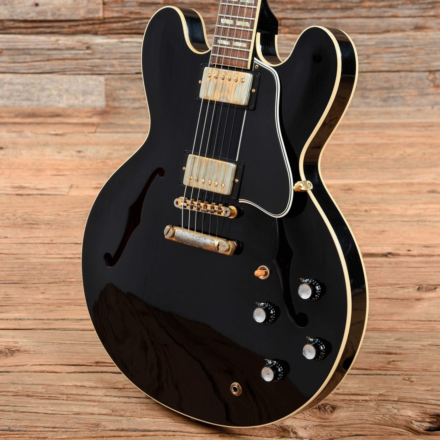 Gibson Custom Shop 1963 ES-335 Lightly Aged Ebony 2017 Electric Guitars / Semi-Hollow
