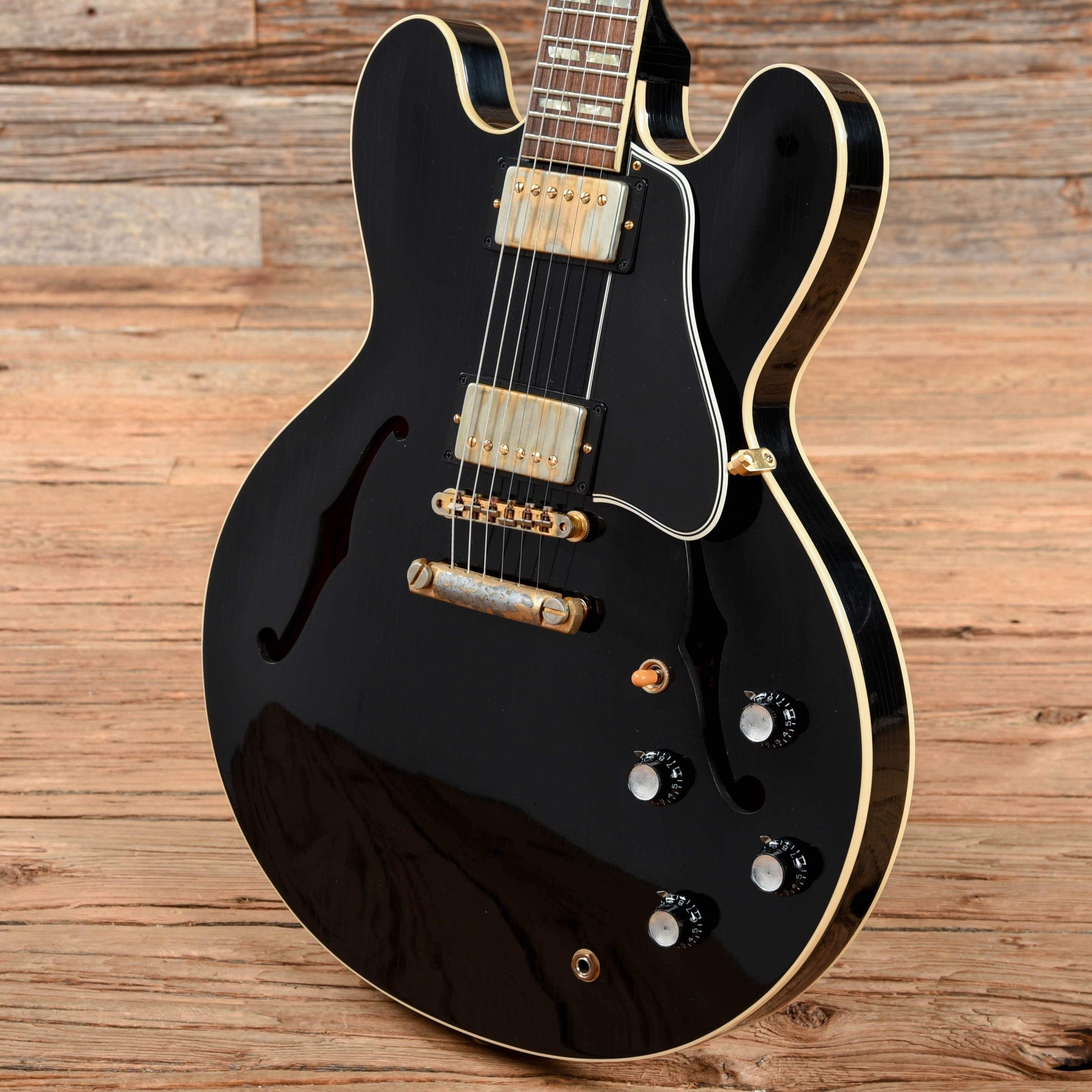 Gibson Custom Shop 1963 ES-335 Lightly Aged Ebony 2017 Electric Guitars / Semi-Hollow