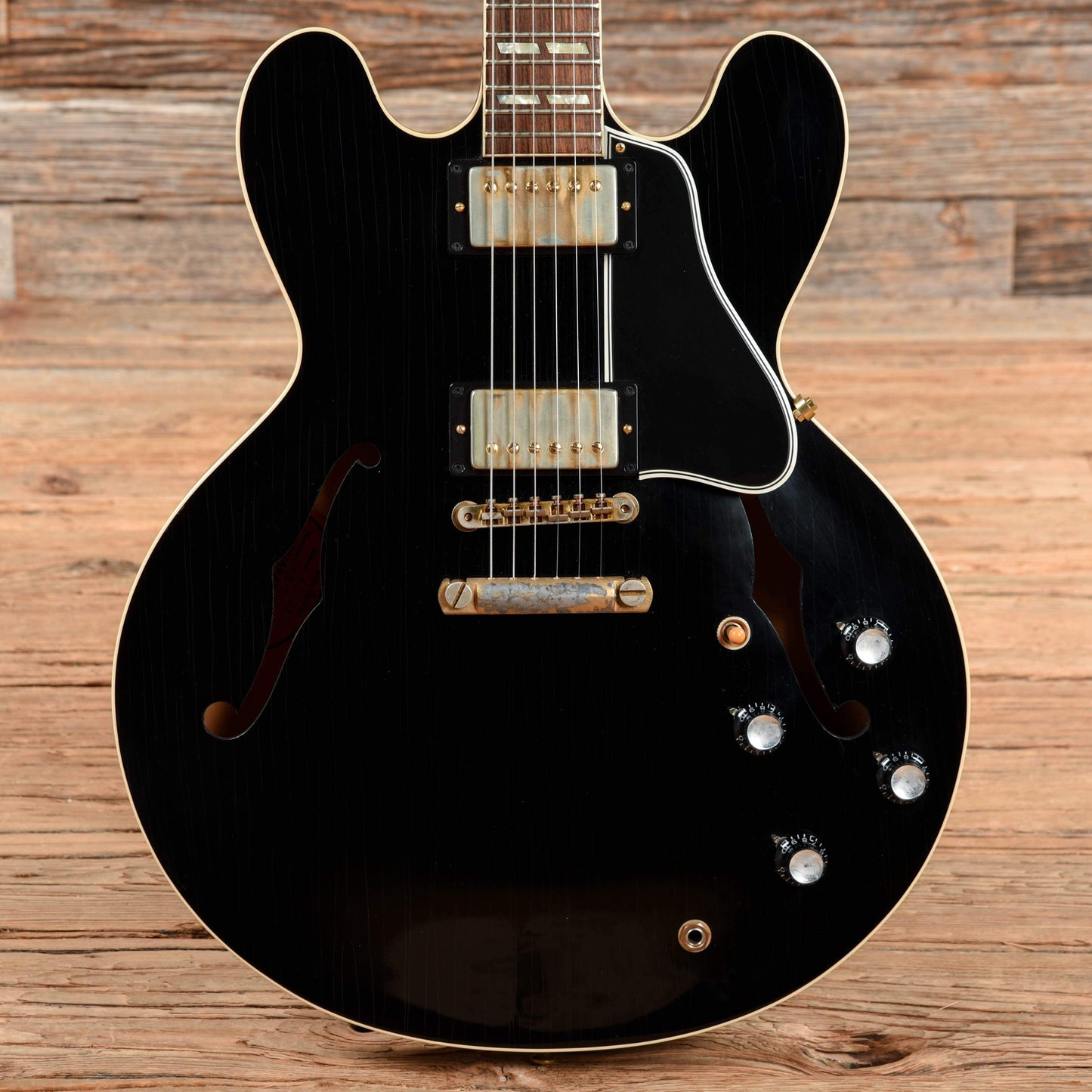 Gibson Custom Shop 1963 ES-335 Lightly Aged Ebony 2017 Electric Guitars / Semi-Hollow