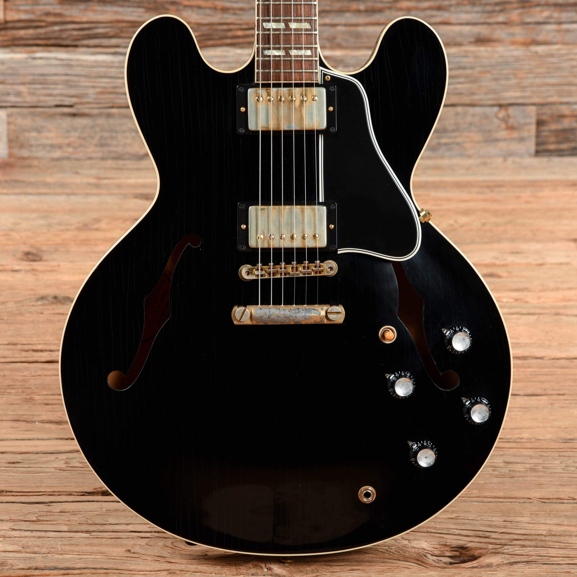 Gibson Custom Shop 1963 ES-335 Lightly Aged Ebony 2017 Electric Guitars / Semi-Hollow