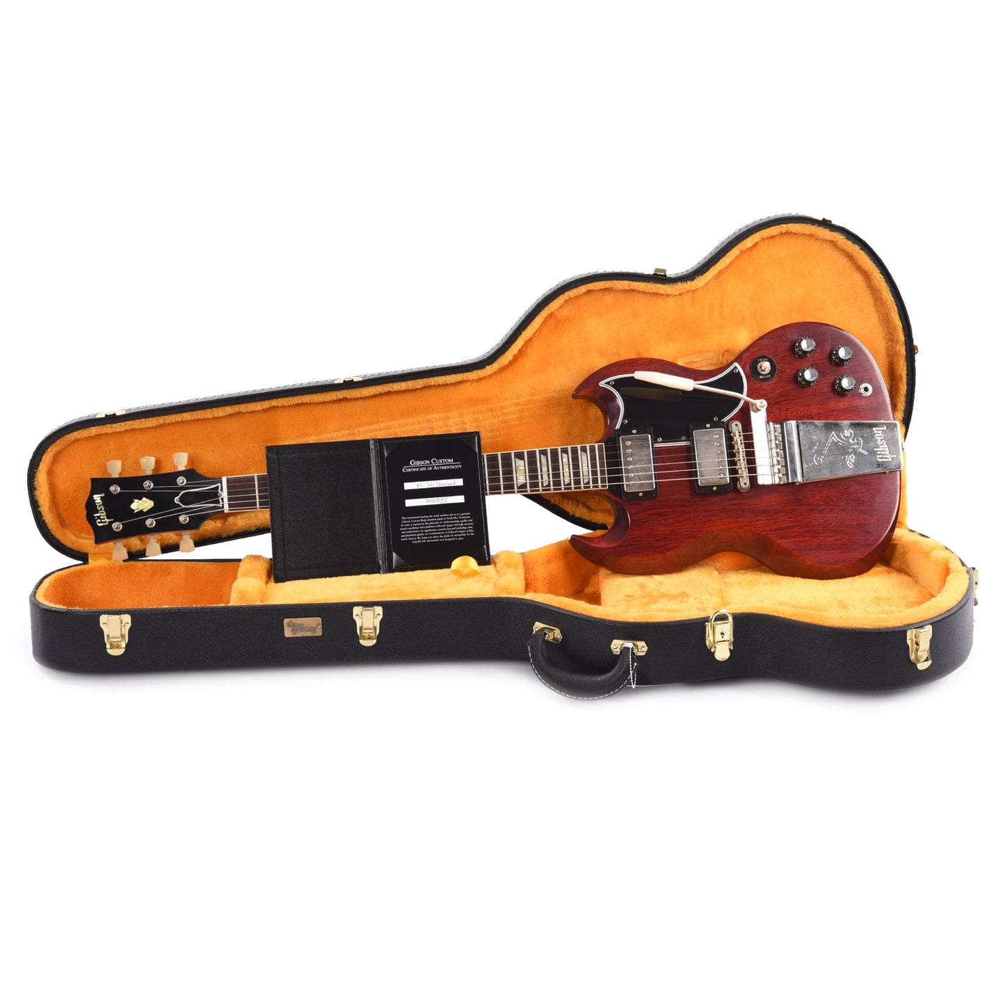 Gibson Custom Shop 1964 SG Standard Reissue Cherry Red VOS w/Maestro Vibrola Electric Guitars / Semi-Hollow