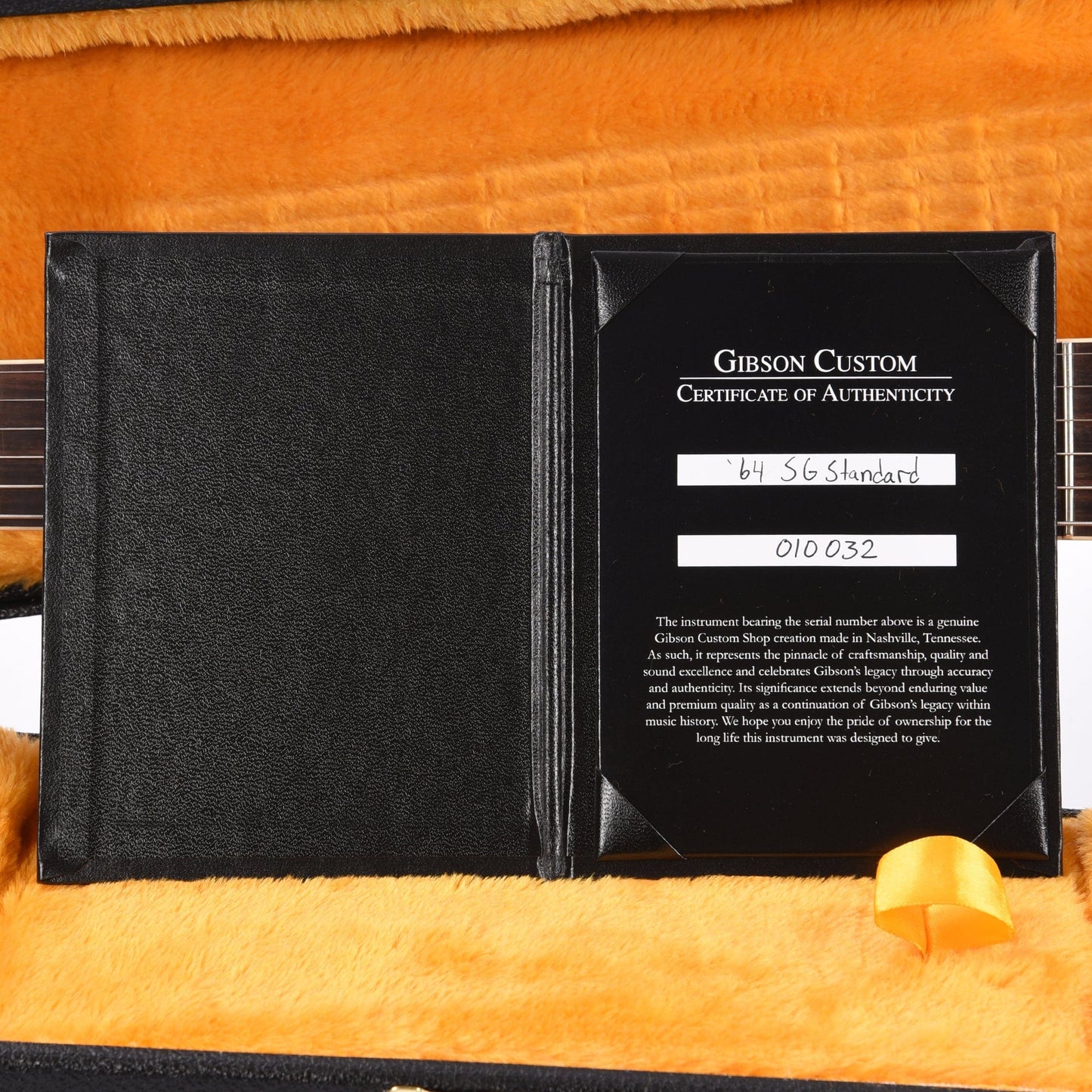 Gibson Custom Shop 1964 SG Standard Reissue Cherry Red VOS w/Maestro Vibrola Electric Guitars / Semi-Hollow