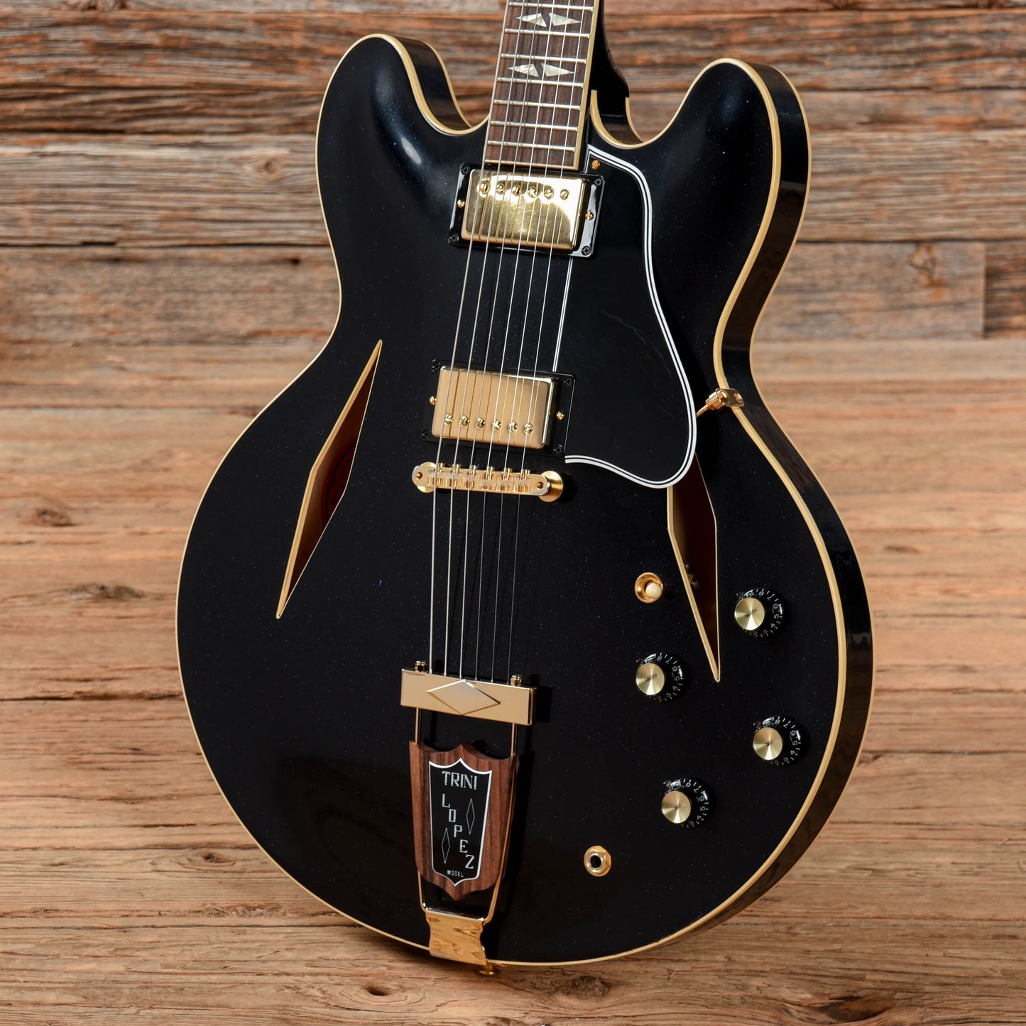 Gibson Custom Shop 1964 Trini Lopez Reissue "CME Spec" Antique Brunswick Blue Sparkle VOS Electric Guitars / Semi-Hollow