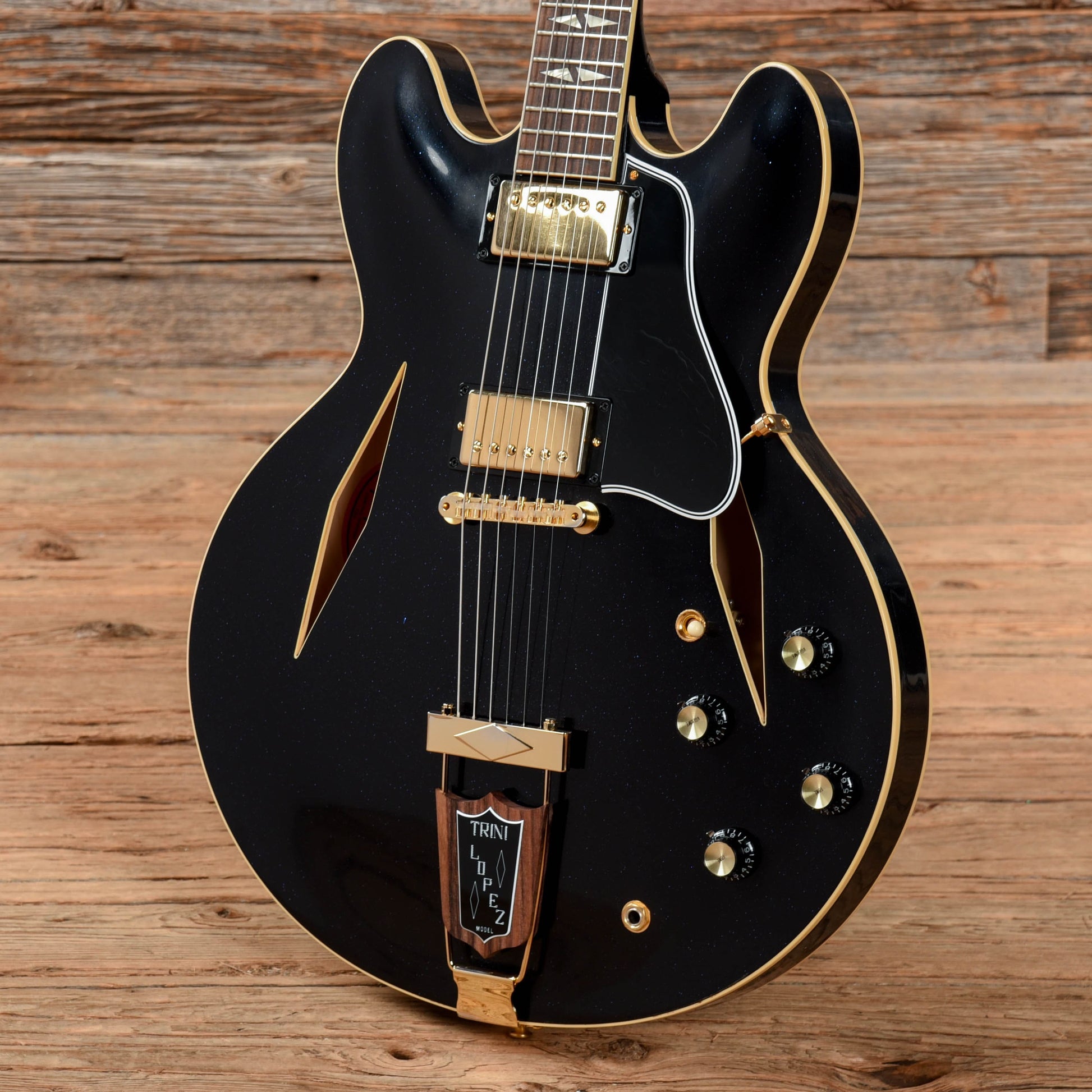 Gibson Custom Shop 1964 Trini Lopez Reissue "CME Spec" Antique Brunswick Blue Sparkle VOS Electric Guitars / Semi-Hollow