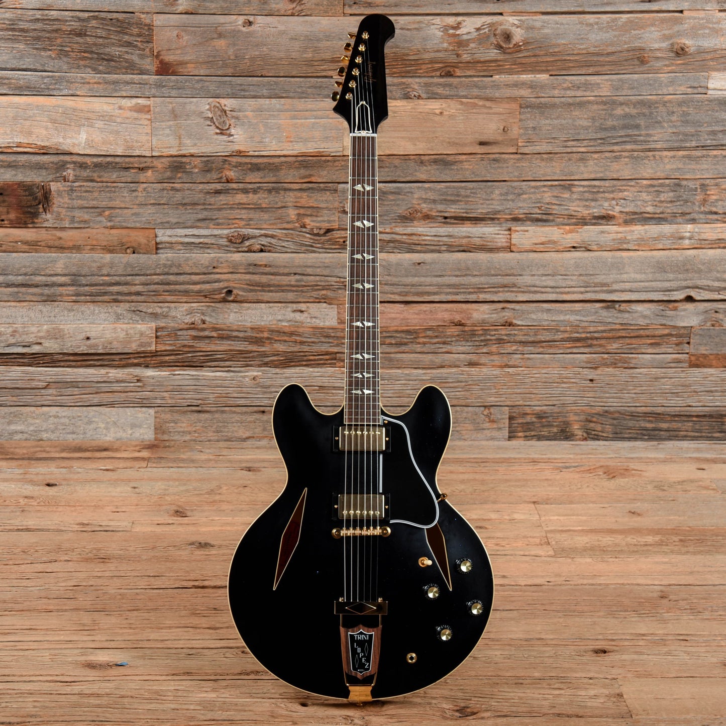 Gibson Custom Shop 1964 Trini Lopez Reissue "CME Spec" Antique Brunswick Blue Sparkle VOS Electric Guitars / Semi-Hollow