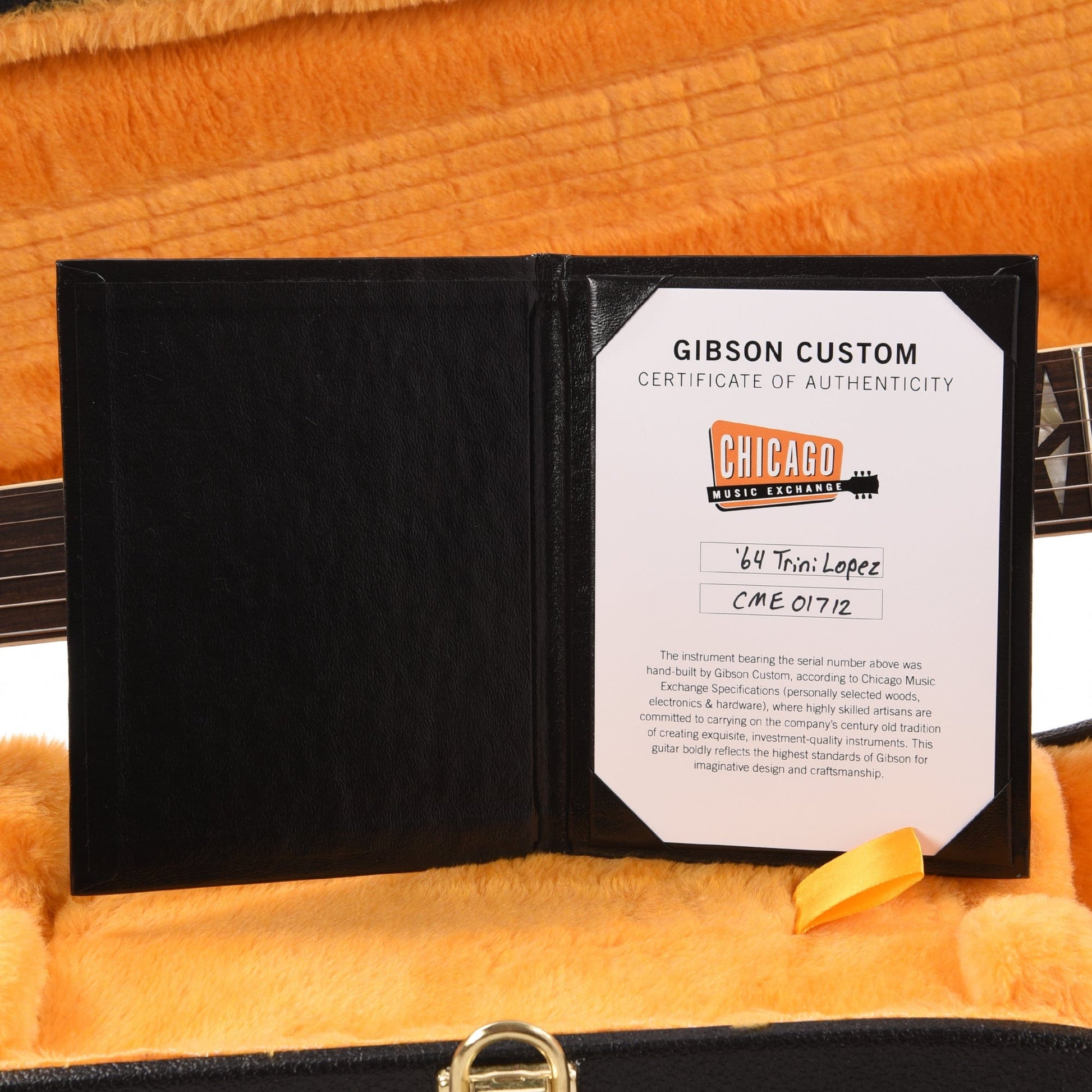 Gibson Custom Shop 1964 Trini Lopez Reissue "CME Spec" Heavy Antique White Sparkle VOS Electric Guitars / Semi-Hollow