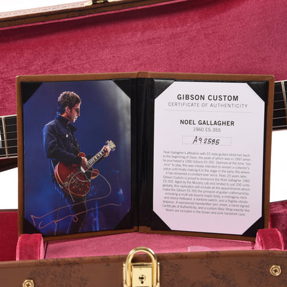 Gibson Custom Shop Artist 60 ES-355 Noel Gallagher Sixties Cherry Murphy Lab Aged Electric Guitars / Semi-Hollow