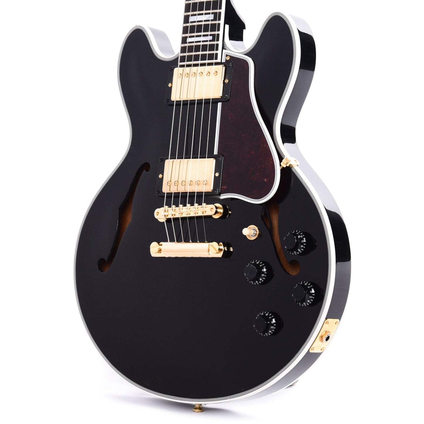 Gibson Custom Shop CS-356 Ebony Gloss w/Ebony Fingerboard Electric Guitars / Semi-Hollow