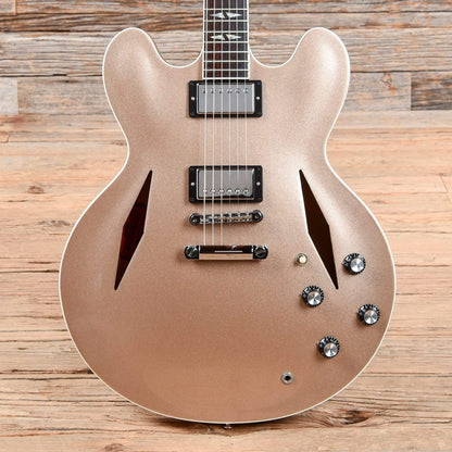 Gibson Custom Shop Dave Grohl Signature DG-335 Metallic Gold Electric Guitars / Semi-Hollow