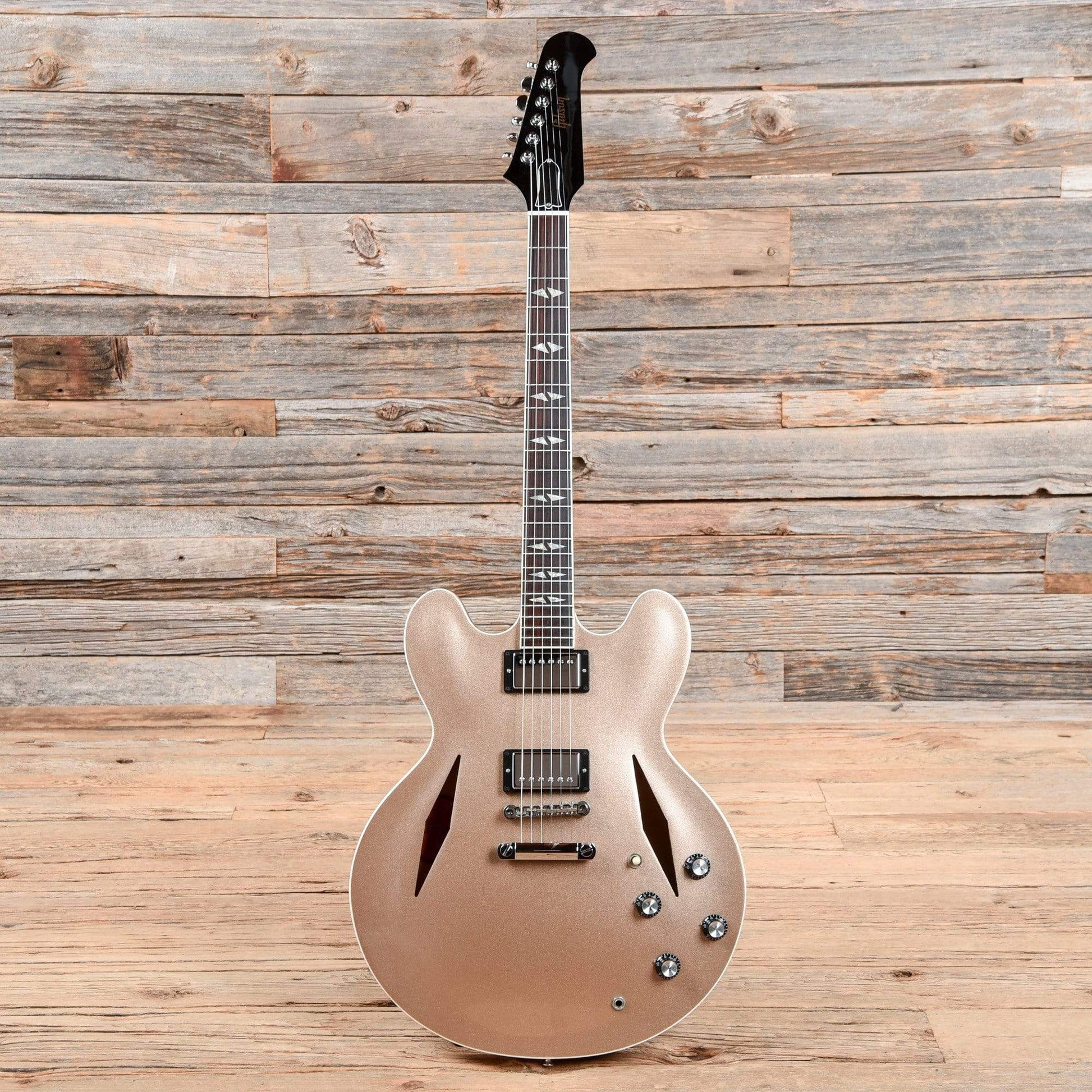 Gibson Custom Shop Dave Grohl Signature DG-335 Metallic Gold Electric Guitars / Semi-Hollow
