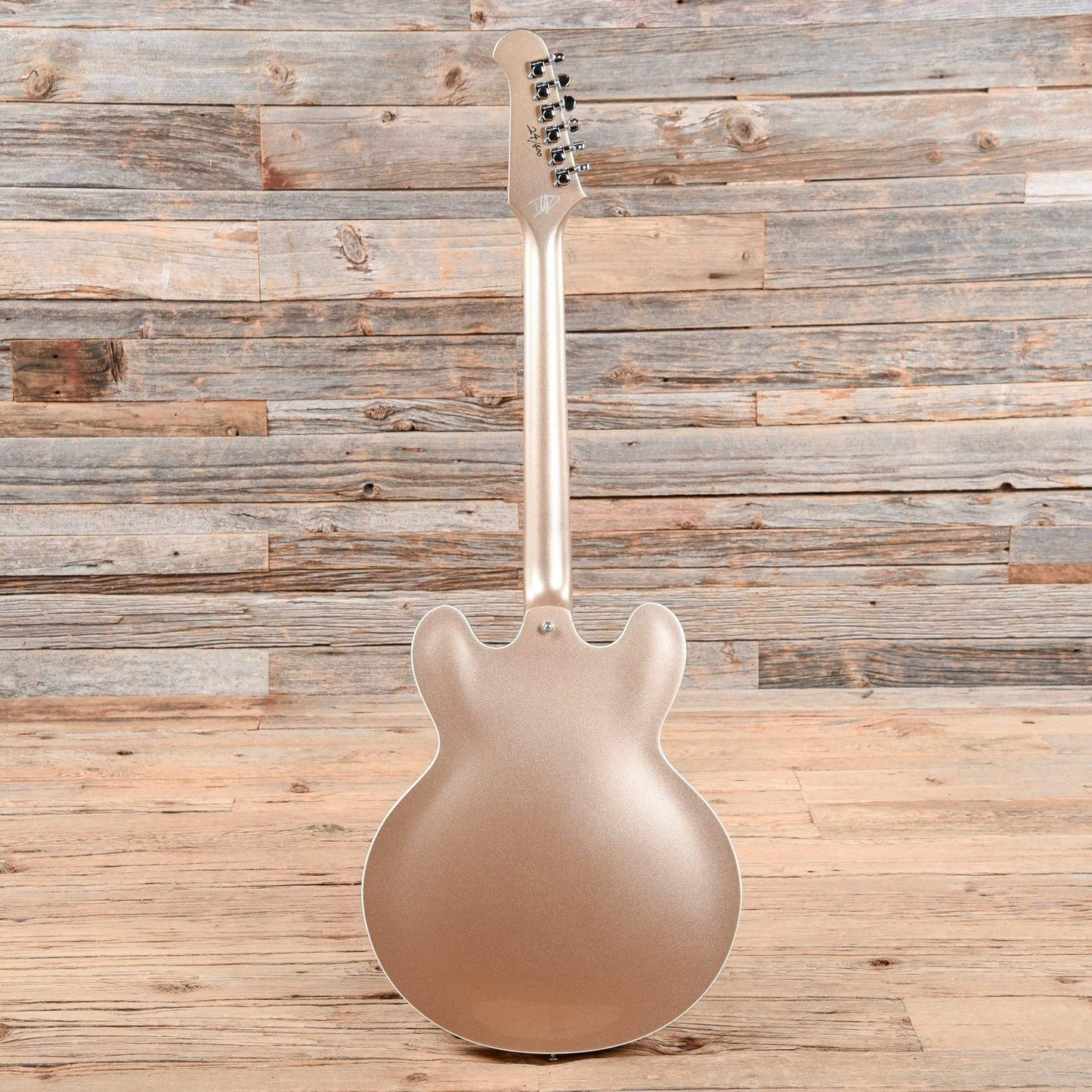 Gibson Custom Shop Dave Grohl Signature DG-335 Metallic Gold Electric Guitars / Semi-Hollow